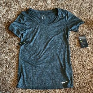 Gray Nike Dry Fit T Shirt
